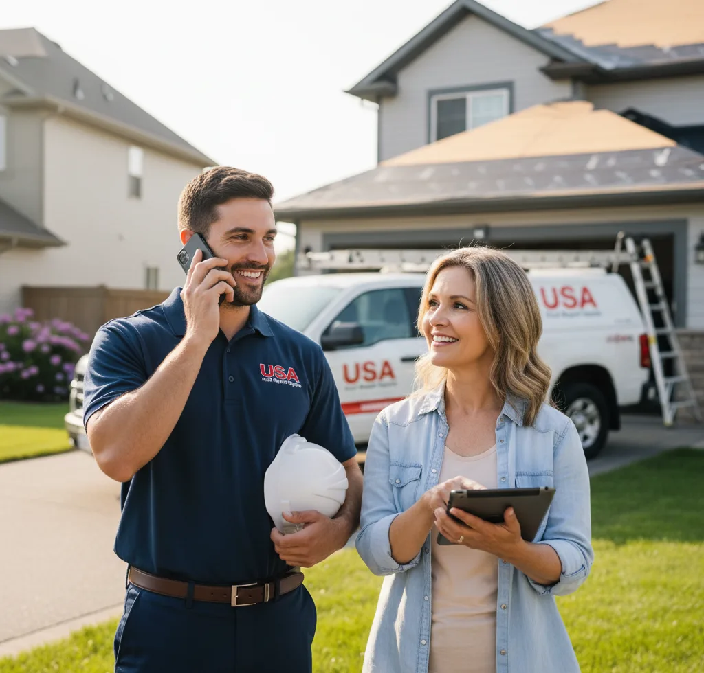 USA Roof Repair Experts customer support in Mammoth